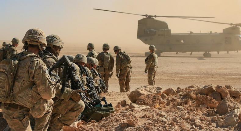 US Soldiers OIR aerial extraction Iraq