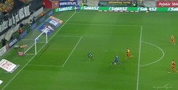 Jagiellonia - Lech (1:2): Gytkjaer mógł "zamknąć" ten mecz już w pierwszej połowie! Sytuacja 1 na 1 z Kelemenem i górą 38-latek