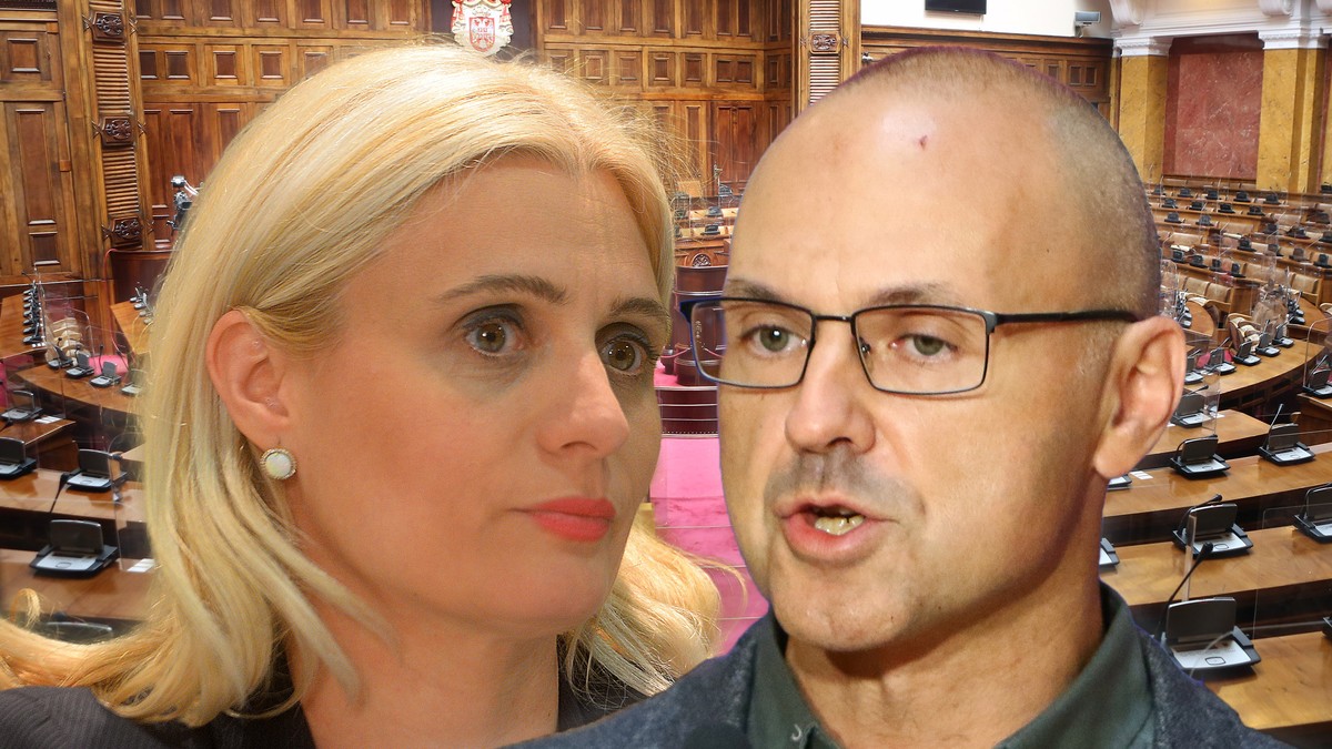 Rastislav Dinić (ZLF) i Jelena Pavlović 