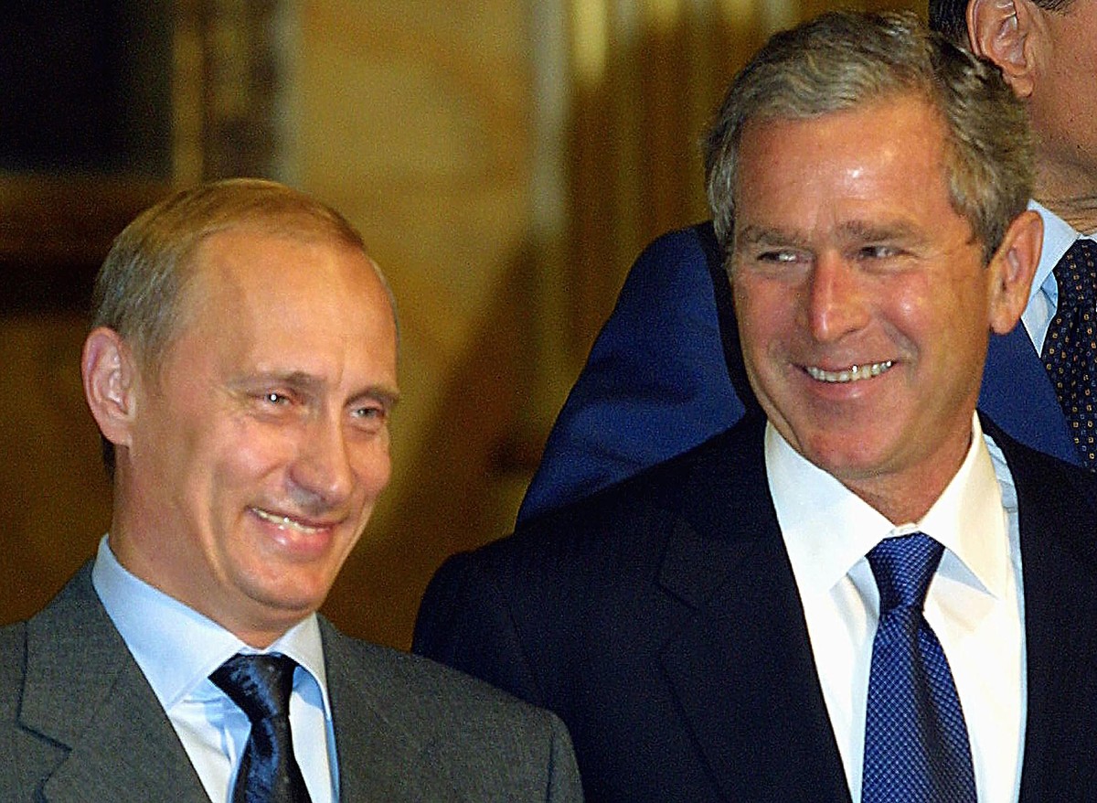 Władimir Putin i George W. Bush