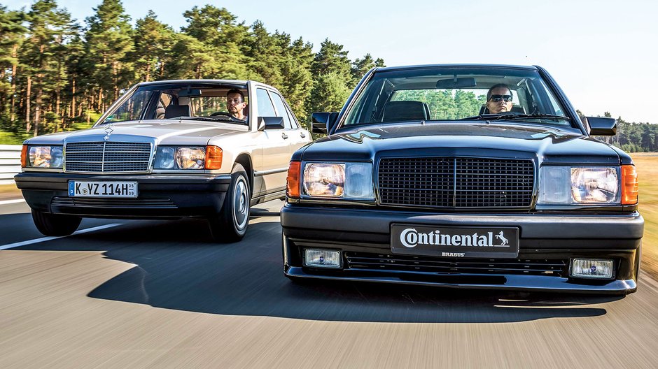 Mercedes 190 E kontra Brabus 190 E 3.6S