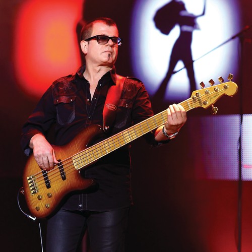 Waldemar Tkaczyk podczas koncertu w Sali Kongresowej