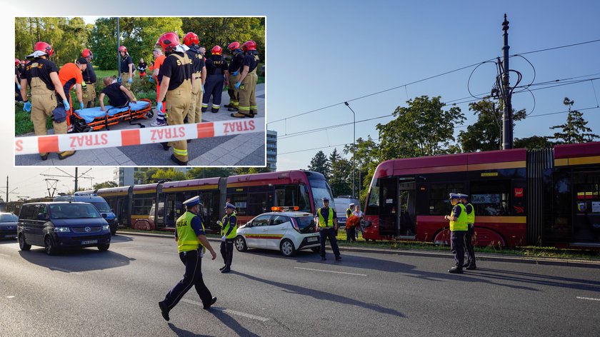 Wypadek tramwajów w centrum Łodzi. Zobacz, jak doszło do zderzenia [WIDEO]