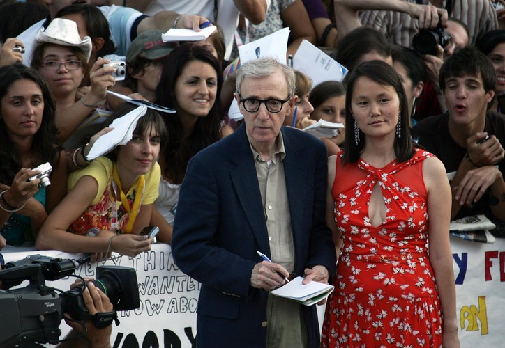 Woody Allen z żoną Soon-Yi Previn