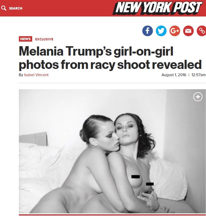 Fotografija mlade Melanije koja je podigla veliku prašinu