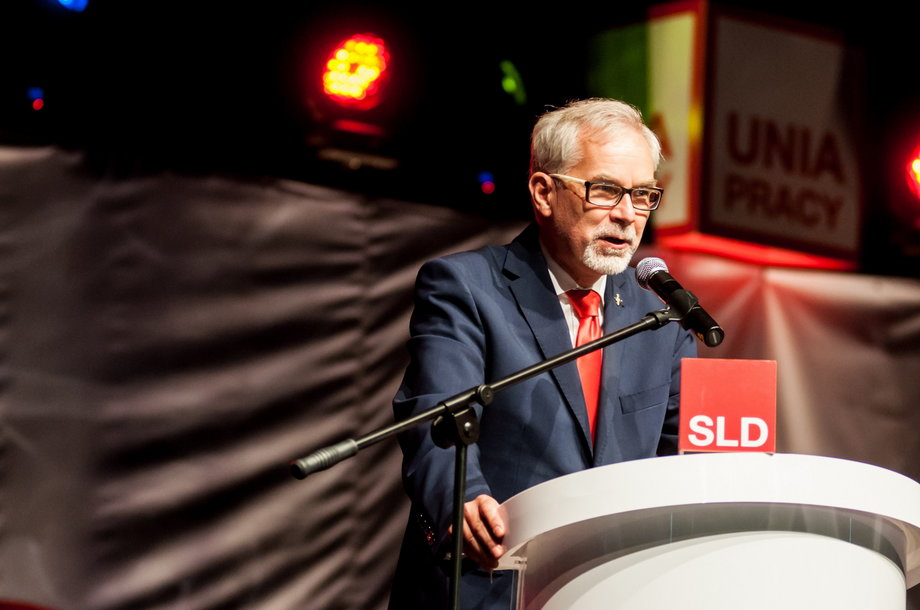 Waldemar Witkowski podczas Kongresu Europy Sojuszu Lewicy Demokratycznej i Unii Pracy w 2014 roku.