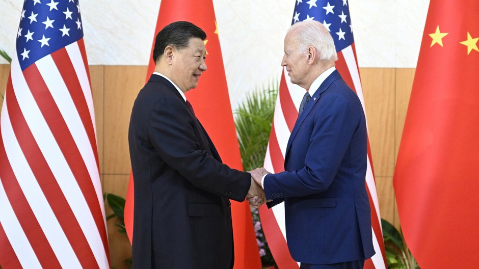 Przywódcy Chin i USA: Xi Jinping i Joe Biden