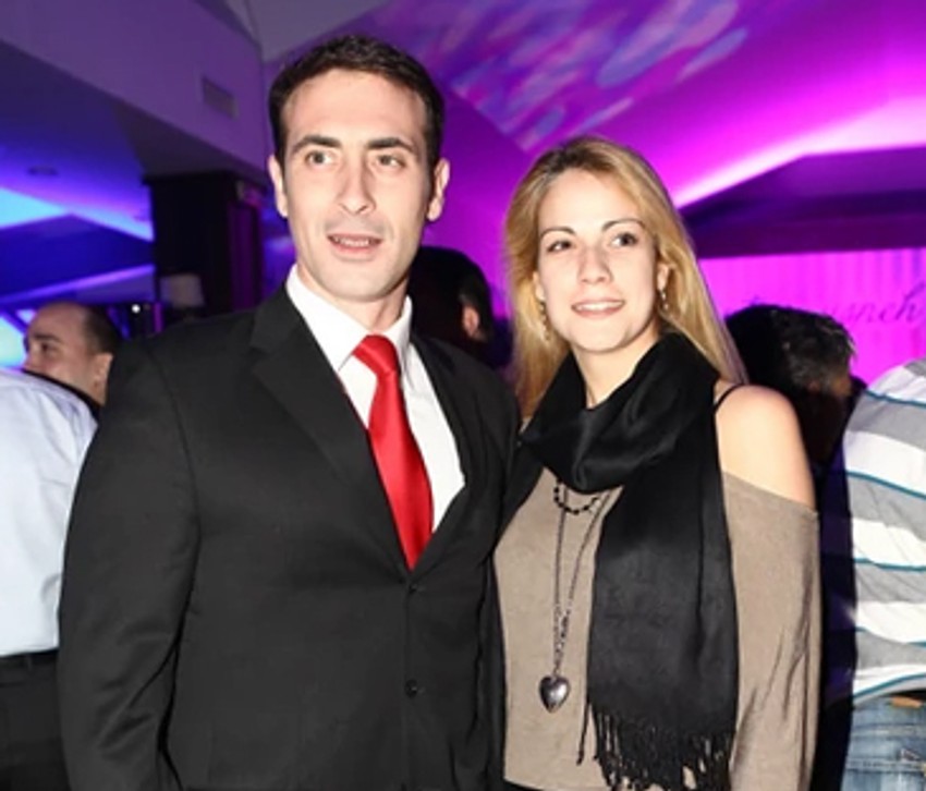 Slavko Beleslin sa bivšom suprugom 