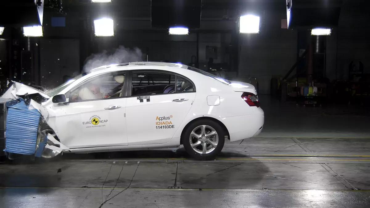 Euro NCAP rozbiło chińskie auto