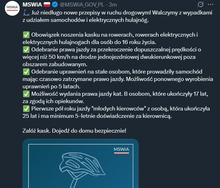 MSWiA o zmianach w prawie