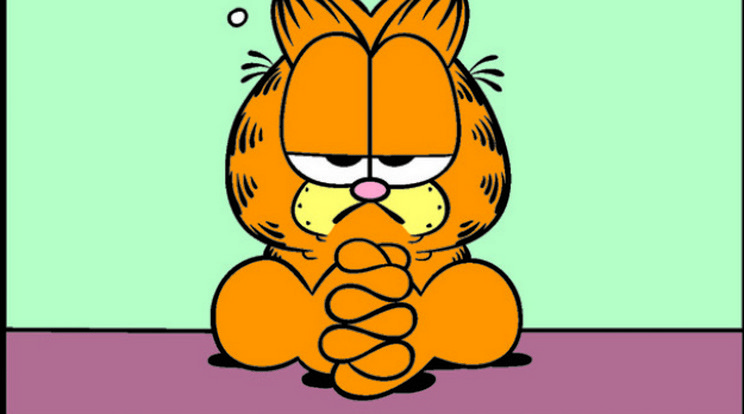 Garfield megfontoltan dönt