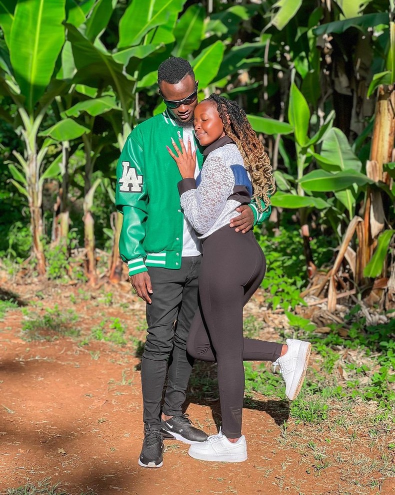 Eve Mungai and boyfriend Director Trevor 