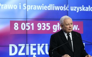 Kaczyński po ogłoszeniu wyników wyborów: Uzyskaliśmy legitymację do tego, by kontynuować dobrą zmianę