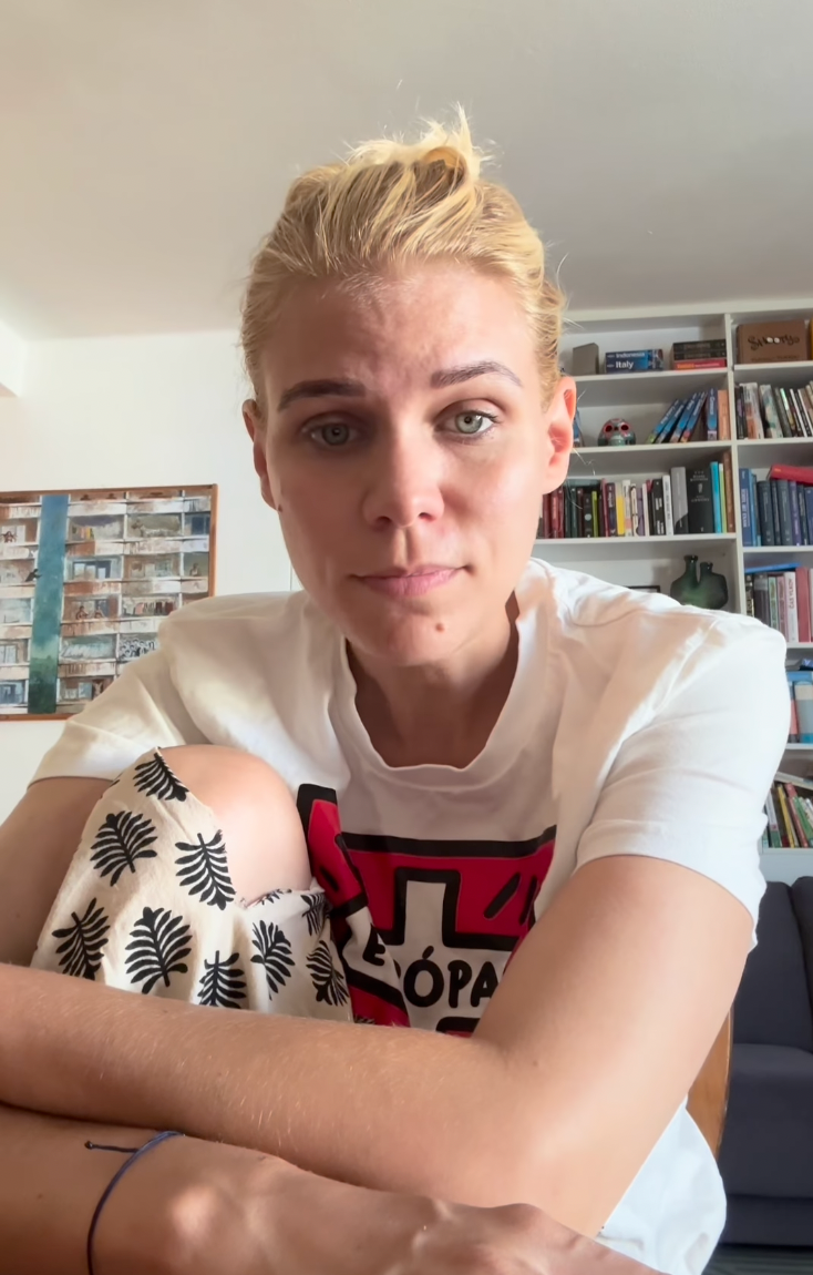 Slovenská novinárka Zuzana Kovačič Hanzelová. 