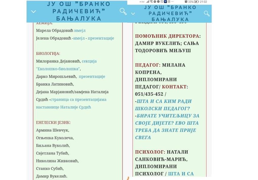 Damir Vukelić, pomoćnik je direktora OŠ "Branko Radičević" u Banjaluci