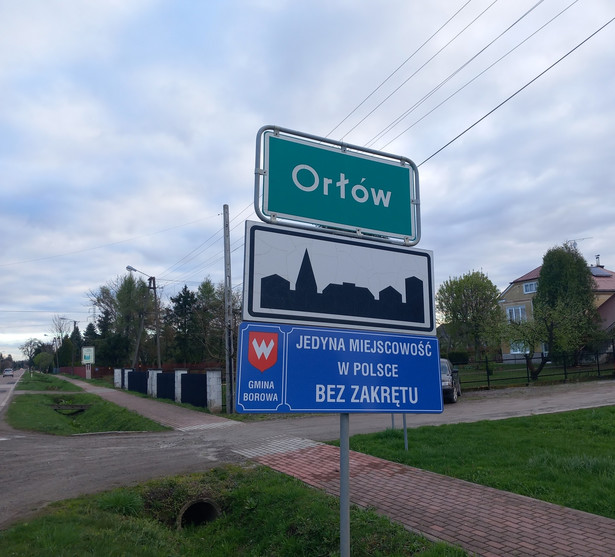 Orłów jest jedyną miejscowością w Polsce bez żadnego zakrętu