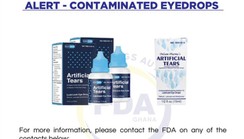 FDA cautions against certain eyedrop brands as 3 die, 8 go blind