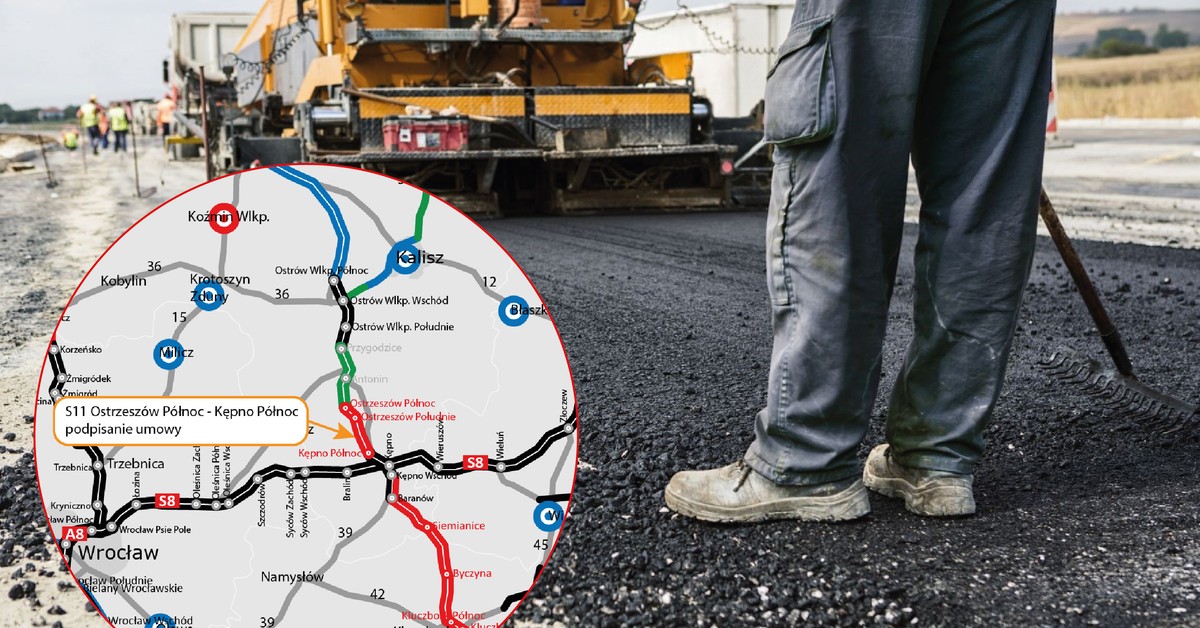 Окончание строительства S11 в Великой Польше все ближе. Подписан контракт на строительство следующего участка [MAPA].