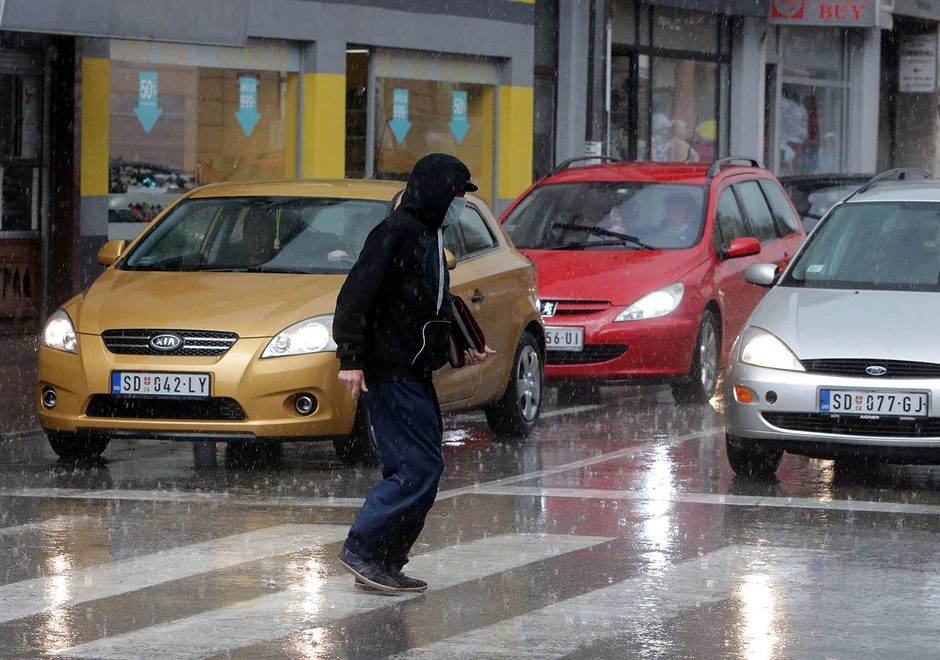Očekuje se pad temperature uz nastavak pljuskova