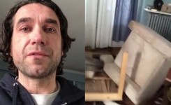 Marcin Dorociński ze łzami w oczach pokazuje zrujnowany dom: Jestem zdruzgotany...