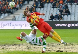 Ekstraklasa: Korona wygrała z Lechią 4:2. Hattrick Cabrery