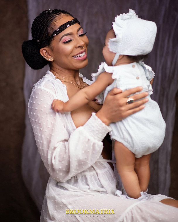 One video that kept a lot of people glued to their phones over the weekend was that of former Big Brother Naija reality TV star, TBoss weeping over the bullying her child has faced on social media for a while now. [Instagram/OfficialTboss]