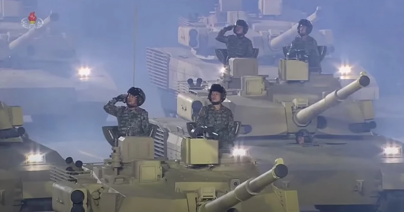 Nowy koreański czołg podstawowy - zwróćcie uwagę na wieżę