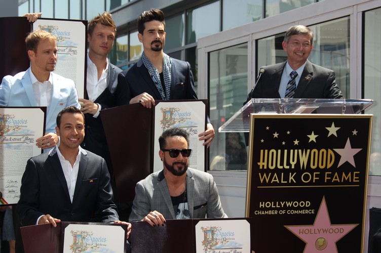 Backstreet Boys mają gwiazdę w Alei Sław