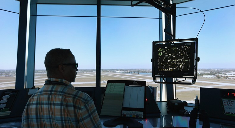 Shortage of air traffic controllers Joe Raedle/Getty Images