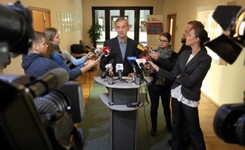 Pikieta przeciw reformie edukacji przed Pałacem Prezydenckim. 'Nie dla chaosu w szkole'