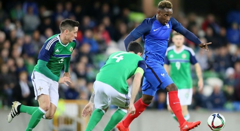 Moussa Dembele (right) scored a double for the France Under-21 side in the international break