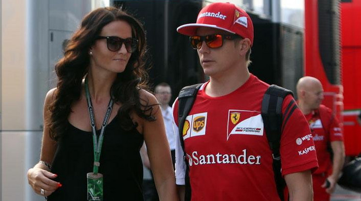 Kimi Räikkönen elvette Minttu Virtanent / Fotó: RAS Archívum