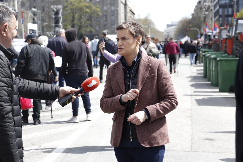 Brnabić skup Ne damo Srbiju