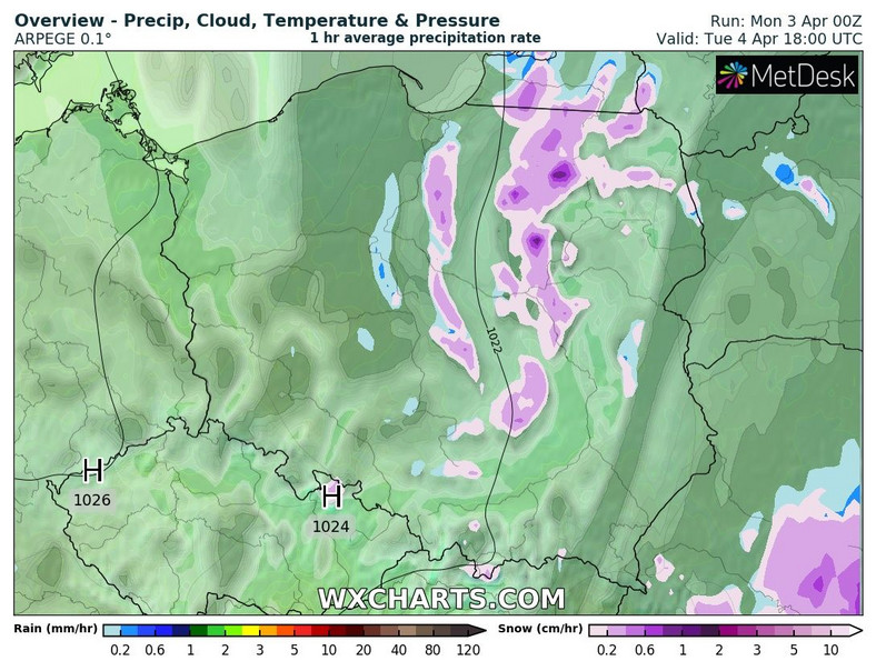 Śnieg, jeśli się pojawi, będzie słaby