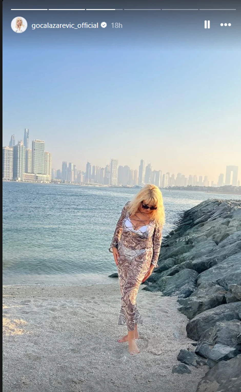 Goca Lazarević u Dubaiju