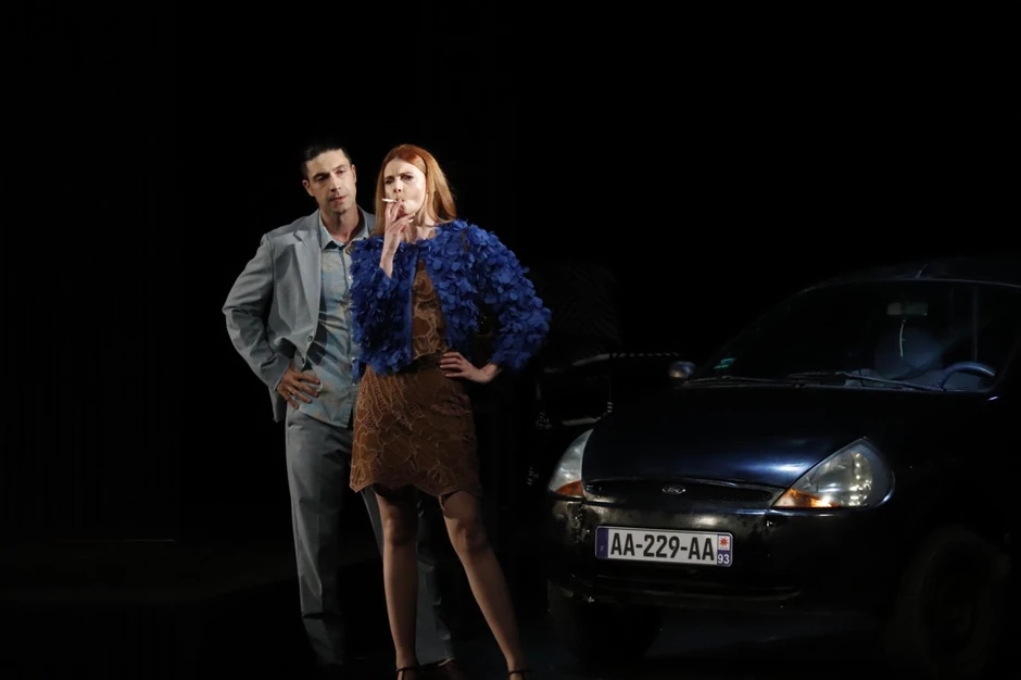 Glumci na sceni tokom predstave