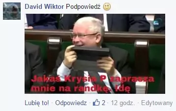 Z czego śmiał się Kaczyński