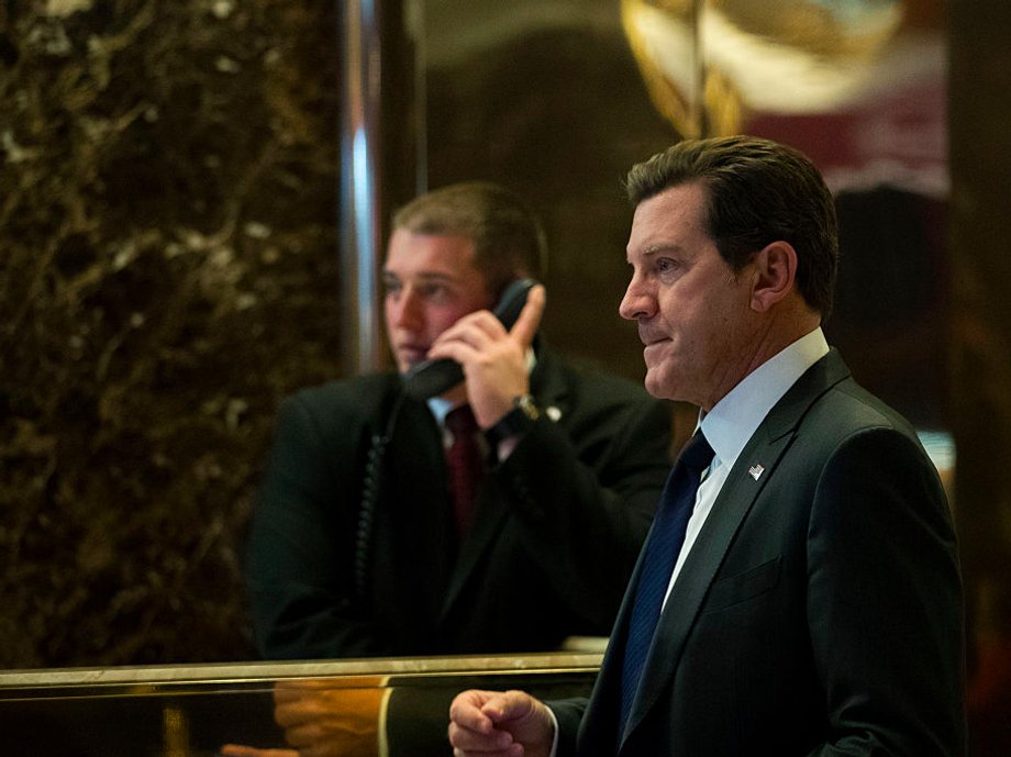 Eric Bolling at Trump Tower in November.