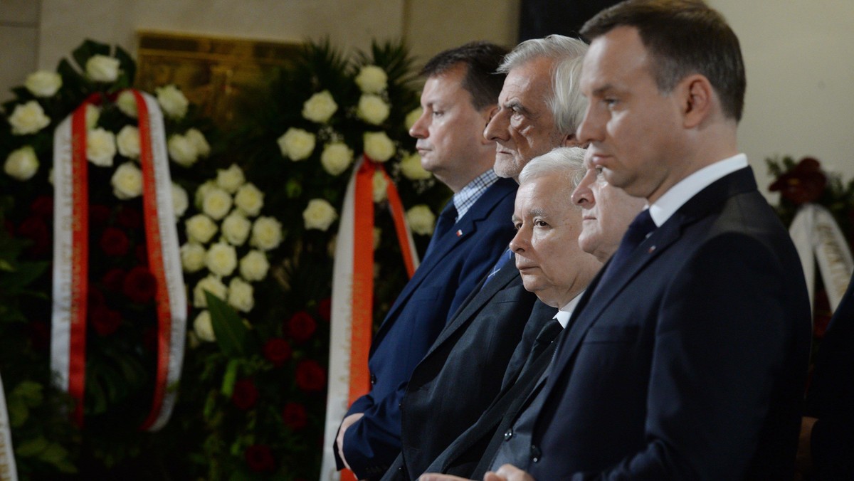 Andrzej Duda, Piotr Gliński, Jarosław Kaczyński, Ryszard Terlecki, Mariusz Błaszczak