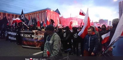 Szokujący plakat na Marszu Niepodległości! To się nie mieści w głowie!