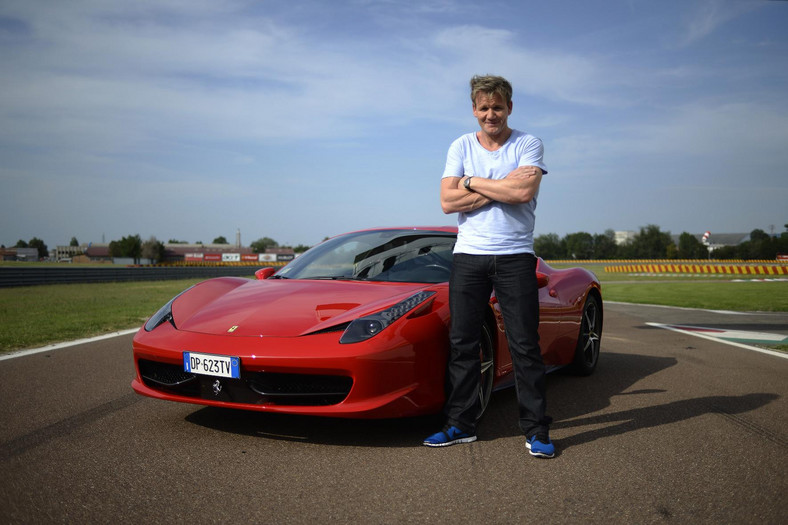 Gordon Ramsay zasmakował w Ferrari