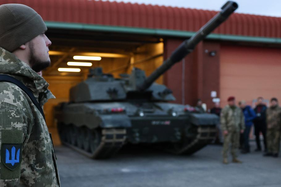 Brytyjski czołg Challenger 2 nie jest najlepiej przystosowany do warunków ukraińskiego pola walki