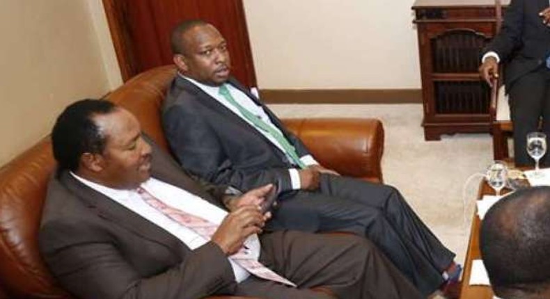 Kiambu Governor Ferdinand Waititu and Nairobi Governor Mike Sonko