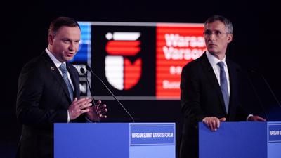 Jens Stoltenberg, Andrzej Duda