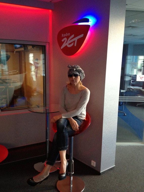 Monika Olejnik w turbanie