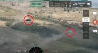 Pojedynek czołgów na froncie! Ukraińcy okazali się szybsi [WIDEO]