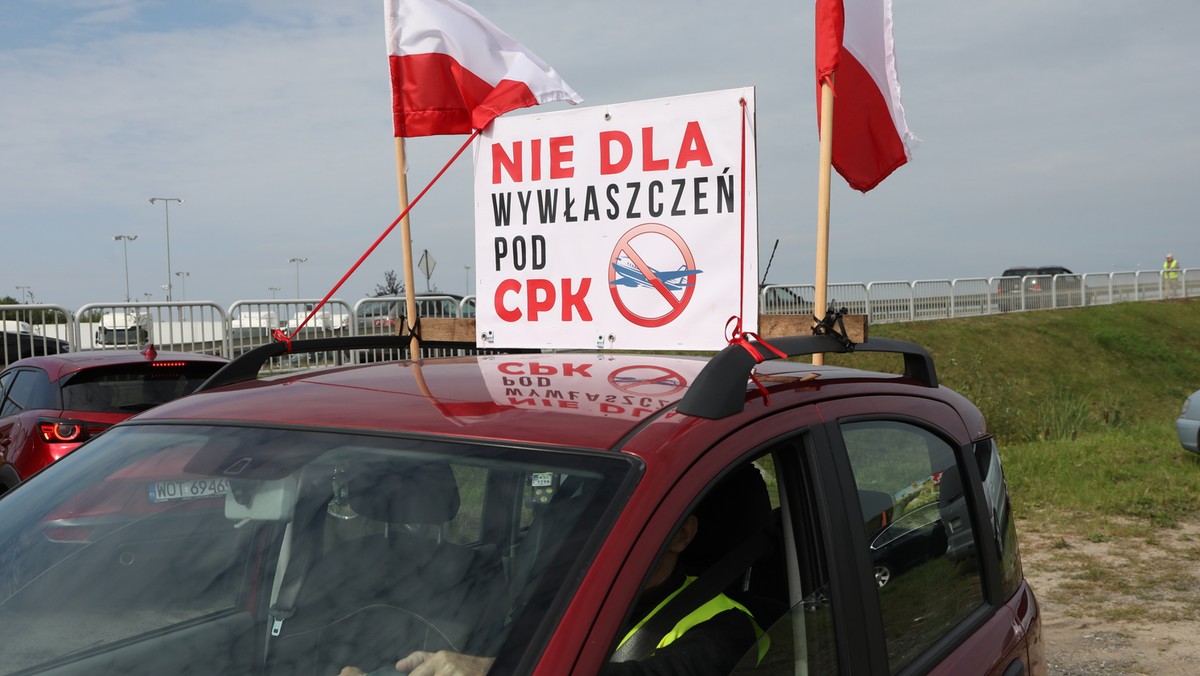 Protest mieszkańców okolicznych gmin, gdzie ma powstać CPK