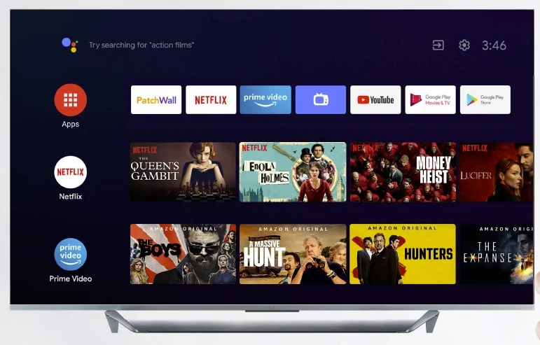 Android TV w telewizorze Mi TV Q1