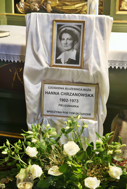 Miejsce spoczynku szczątków Hanny Chrzanowskiej — znajdują się w krypcie pod ołtarzem Niepokalanego Poczęcia NMP kościoła św. Mikołaja w Krakowie