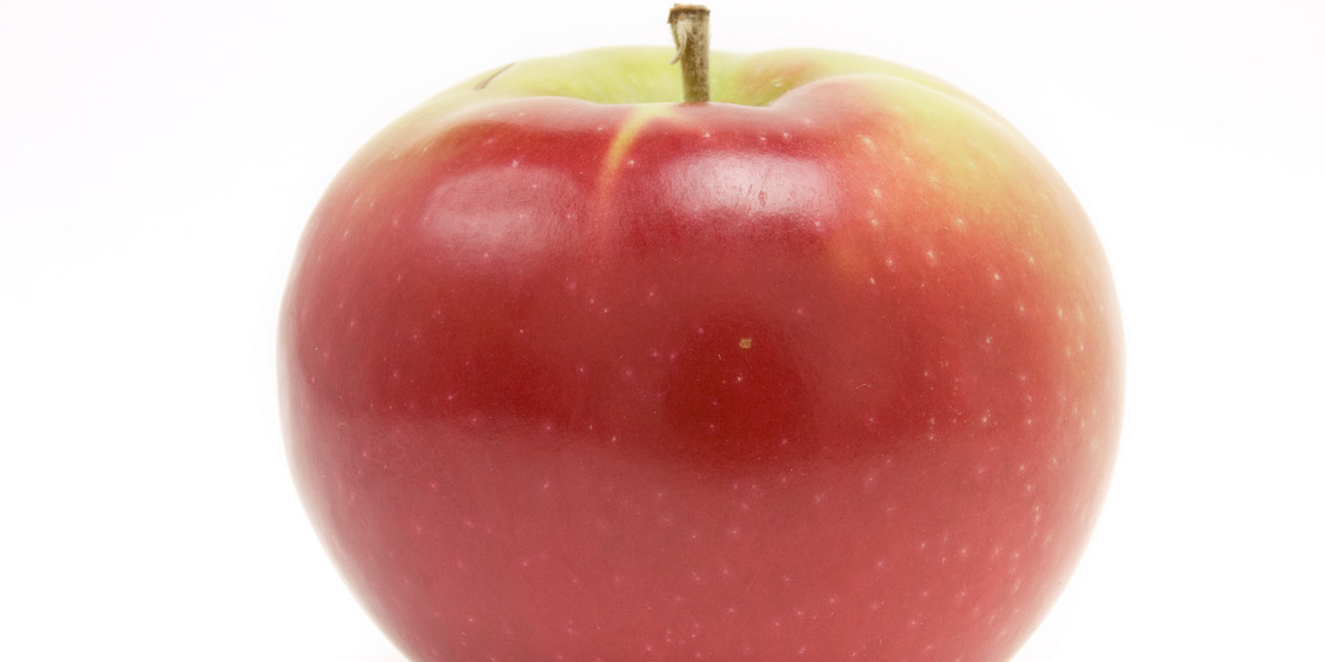 Red macintosh apple